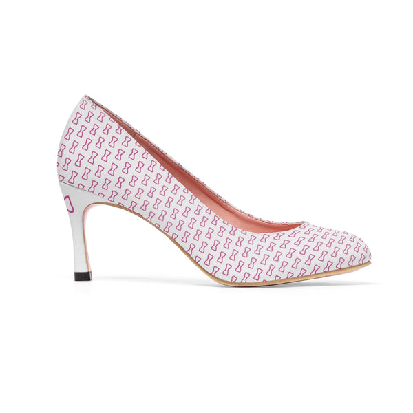 Lady B White High Heels