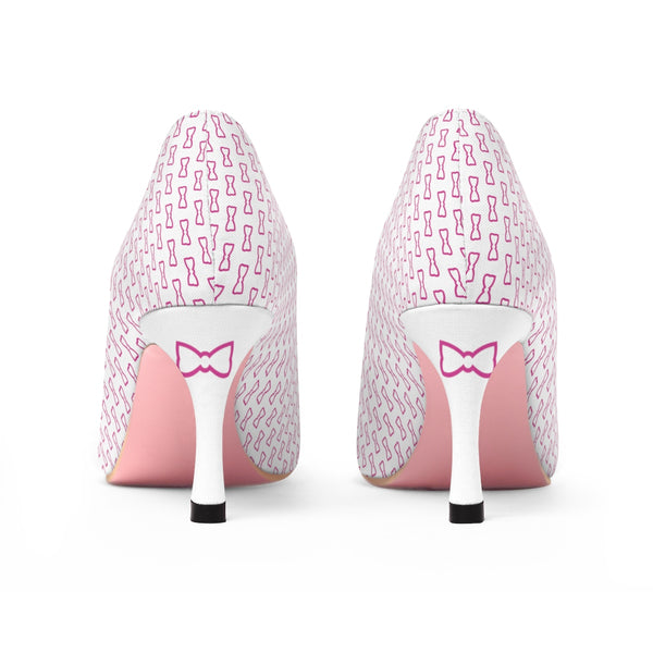 Lady B White High Heels