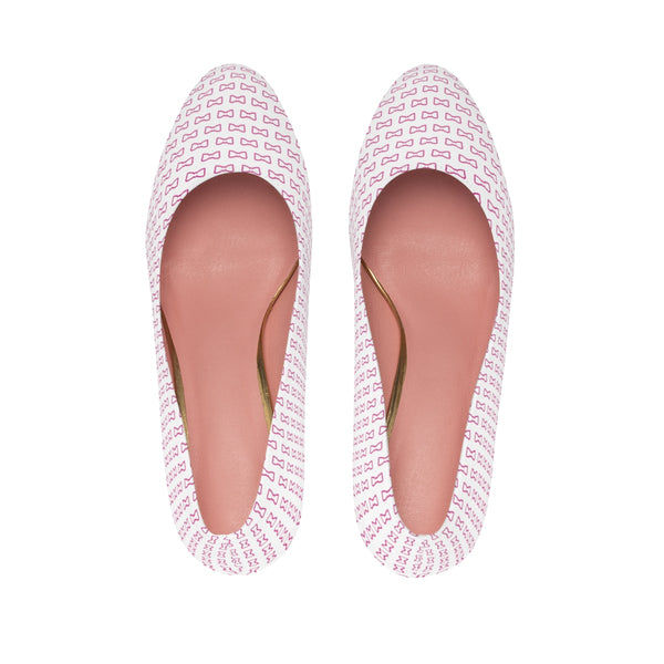 Lady B White High Heels